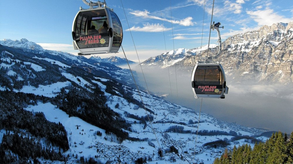Flumserberg in Zwitserland.